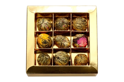 Zestaw Świąteczny 9 Herbat Rozkwitających! Każda Inna! Prezent Na Wigilię !